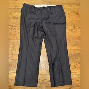 Santorelli Men’s Navy Dress Pants – Size 48, Made in Italy, Roma Model